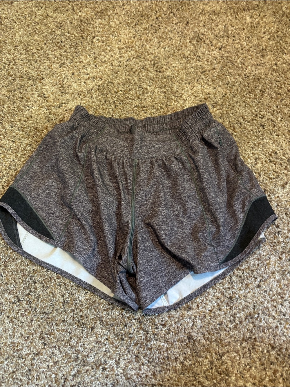 Lululemon Women's Grey Speed up Running Shorts